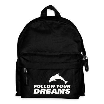Follow Your Dreams - Kids' Backpack - black - Front