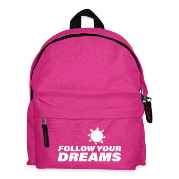 FOLLOW YOUR DREAMS - Kinder Rucksack - Fuchsia - Vorne