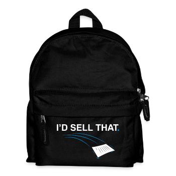 I'd sell that Funny Realtor Real Estate Agent - Kids' Backpack - black - Front