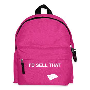 Je vendrais ce Drôle d’agent immobilier - Sac à dos Enfant - fuchsia - Devant