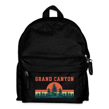 Retro Vintage Grand Canyon Nationalpark - Kinder Rucksack - Schwarz - Vorne
