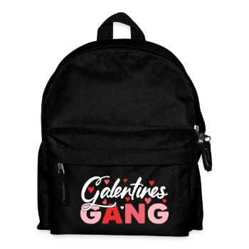 Galentines Gang Hearts - Kids' Backpack - black - Front