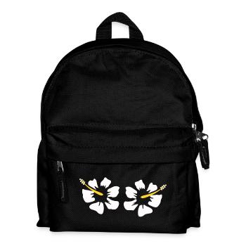 Cadeau de Noël de fleurs d’hibiscus hawaïen, fleurs d’hibiscus - Sac à dos Enfant - noir - Devant
