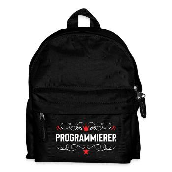 Psychiater Beruf - Kinder Rucksack - Schwarz - Vorne