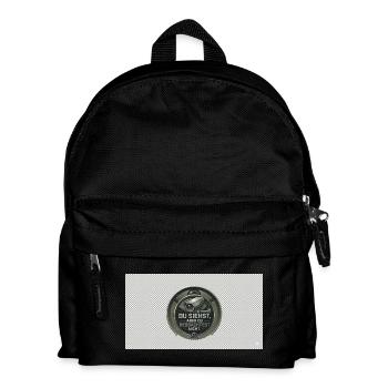 DU SIEHST - Kinder Rucksack - Schwarz - Vorne