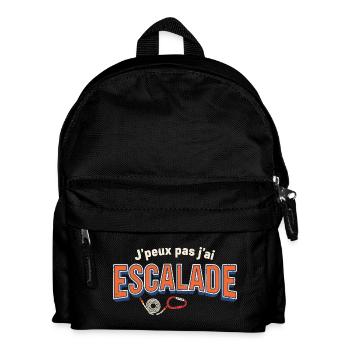 J'peux pas j'ai Escalade - Sac à dos Enfant - noir - Devant