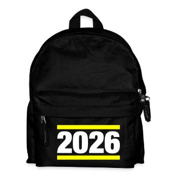2026 year - Kids' Backpack - black - Front