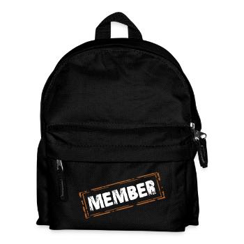 Members - Kids' Backpack - black - Front