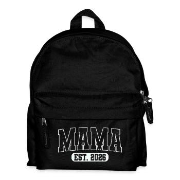 Mama Fondée en 2026 – Future maman aux lettres fortes - Sac à dos Enfant - noir - Devant