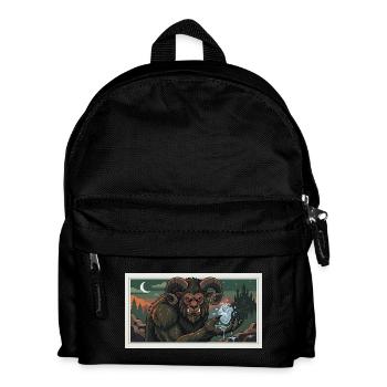 beast with a frozen heart - Kids' Backpack - black - Front