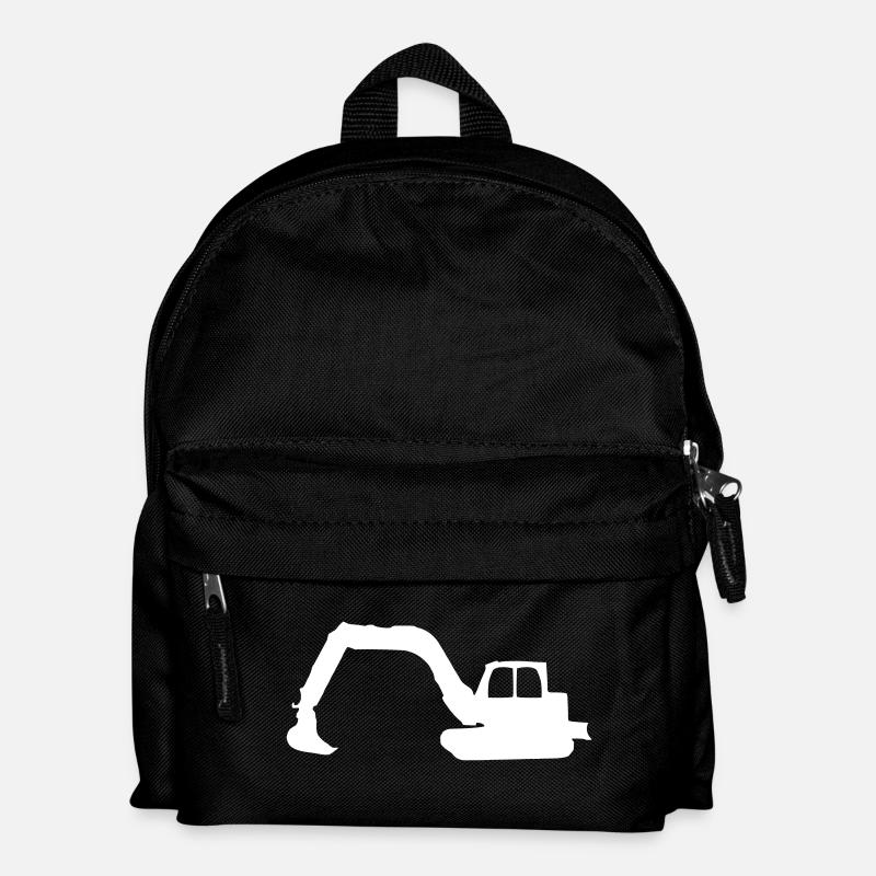 Bagger - Kinder Rucksack - Schwarz