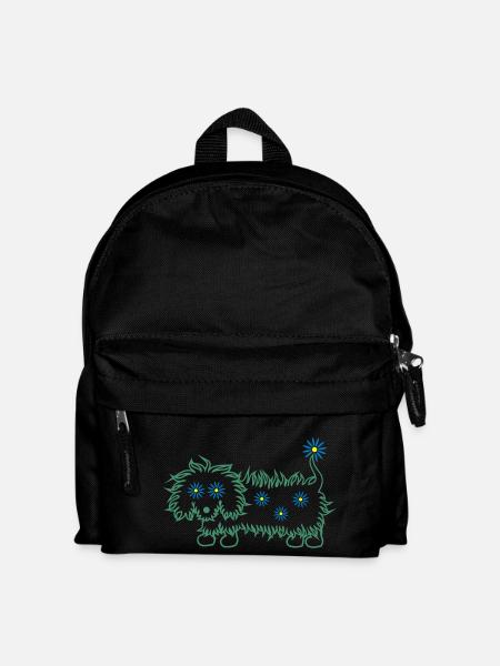 grasdackel 3col - Kinder Rucksack - Schwarz