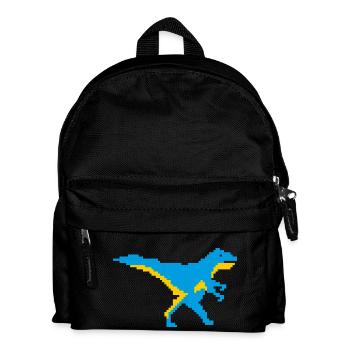  Mosaic Dino - Kids' Backpack - black - Front