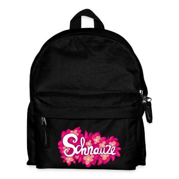 Schnauze – Spruch Shirt Geschenkidee für Impulsive - Kinder Rucksack - Schwarz - Vorne