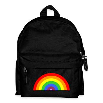 rainbow - Kids' Backpack - black - Front