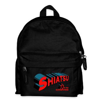 Shiatsu is my Superpower Shiatsu Superkraft - Kids' Backpack - black - Front