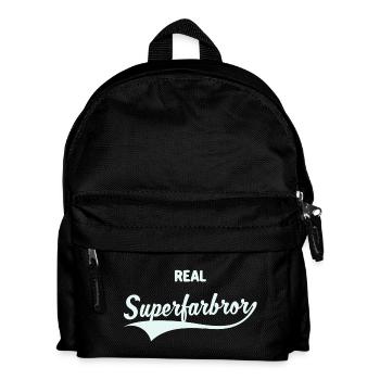 Real Superfarbror - Kids' Backpack - black - Front