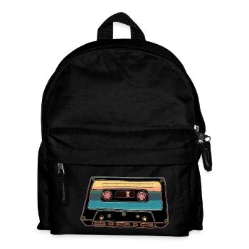 Cassette Vintage 80's - Kids' Backpack - black - Front