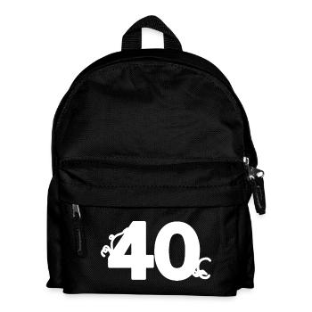schöne kleidung, 40 Ranken - Kinder Rucksack - Schwarz - Vorne