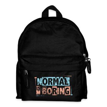 Normal is Boring - Pièces de puzzle de sensibilisation à l’autisme - Sac à dos Enfant - noir - Devant