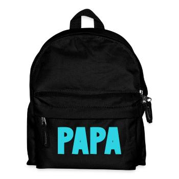HAPPY FATHER'S DAY. DAD. FATHER'S DAY. FATHER - Kids' Backpack - black - Front