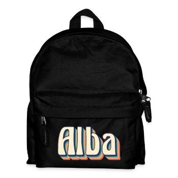 Vintage Retro Sunrise T-Shirt T-Shirt Gift Idea - Kids' Backpack - black - Front