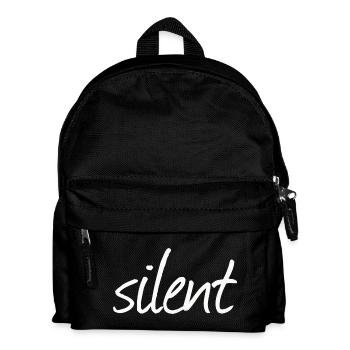 SILENT - Kinder Rucksack - Schwarz - Vorne