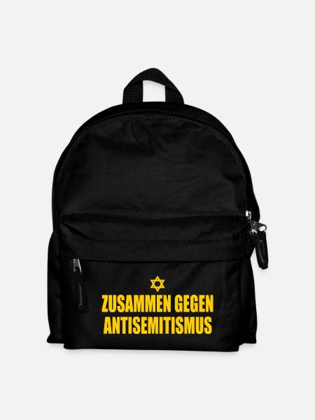 gegen jeden antisemitismus - Kinder Rucksack - Schwarz