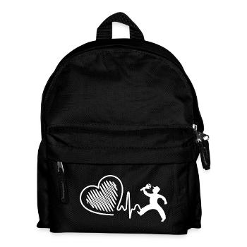 Locksmith Heartbeat - Kids' Backpack - black - Front