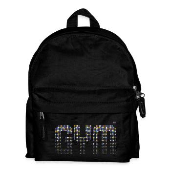 GYM - Workout in style gym design - Kids' Backpack - black - Front
