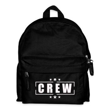 Crew Design - Kinder Rucksack - Schwarz - Vorne