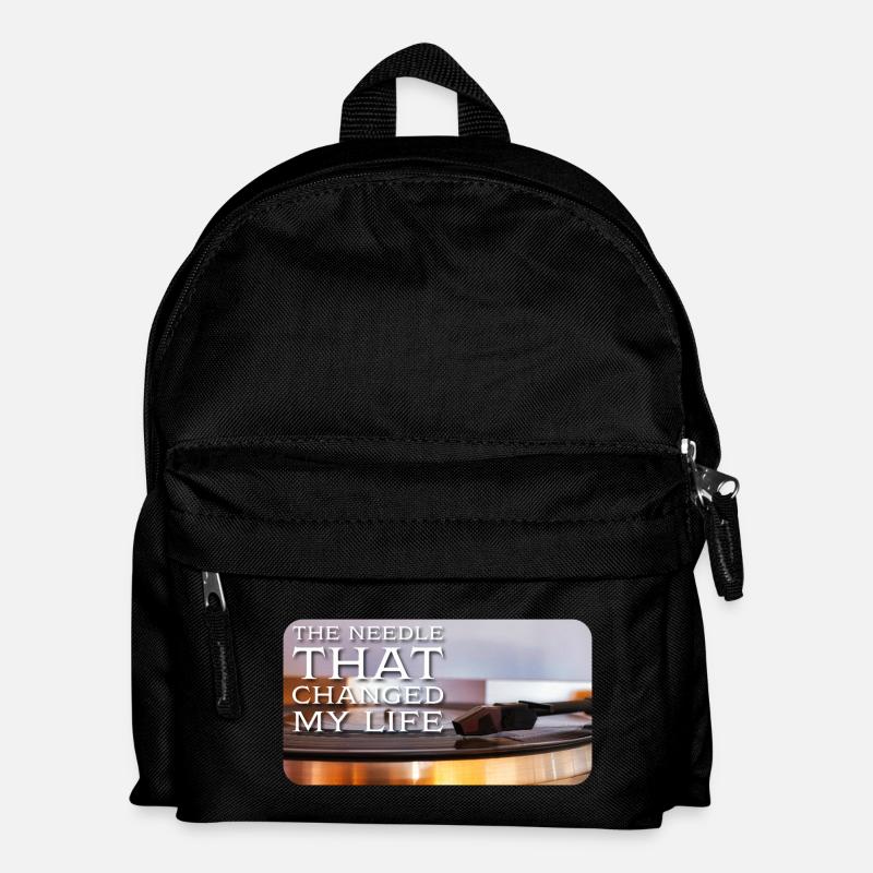 The needle that changed my life - Kinder Rucksack - Schwarz