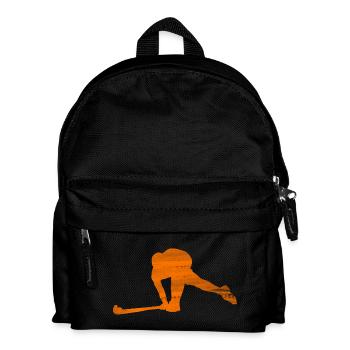 Hockey Niederlande Holland - Kinder Rucksack - Schwarz - Vorne