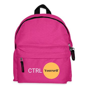 CTRL Yourself - Kids' Backpack - fuchsia - Front