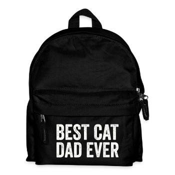Tochter Katzenliebhaber lustiger Vater Papa - Kinder Rucksack - Schwarz - Vorne