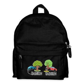 Conduire ou faire le tour de l’arbre en voiture ? - Sac à dos Enfant - noir - Devant