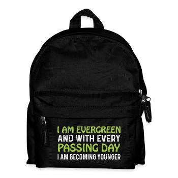 Evergreen every day younger - Kids' Backpack - black - Front