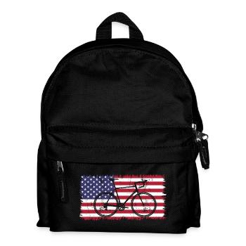 Radsport USA - Kinder Rucksack - Schwarz - Vorne