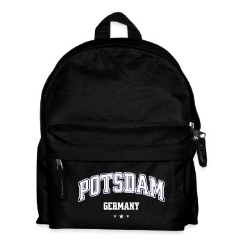 Potsdam Deutschland College Emblem - Kinder Rucksack - Schwarz - Vorne