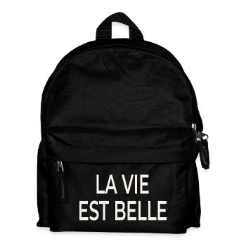 La Vie Est Belle – chic français - Sac à dos Enfant - noir - Devant