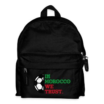 Au Maroc, nous avons confiance - Sac à dos Enfant - noir - Devant