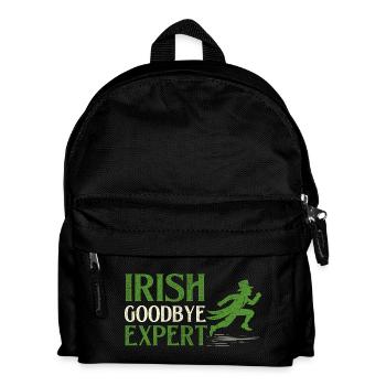 Irischer Abschiedsexperte St. Patrick's St. Paddys - Kinder Rucksack - Schwarz - Vorne