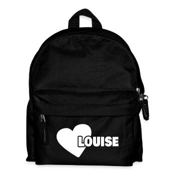 Geboren Louise - Kinder Rucksack - Schwarz - Vorne