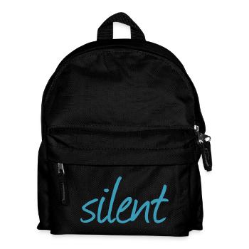 SILENT - Kinder Rucksack - Schwarz - Vorne