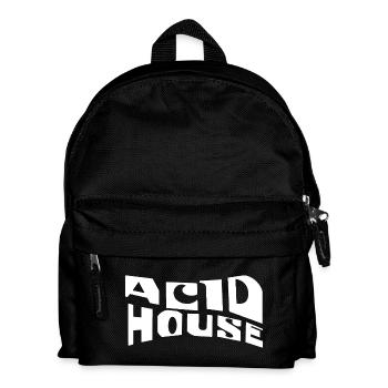 Typographie rétro de l’acid house - Sac à dos Enfant - noir - Devant