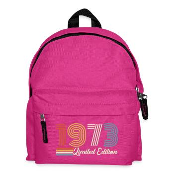 53rd birthday 1973 Born 1973 - Kids' Backpack - fuchsia - Front