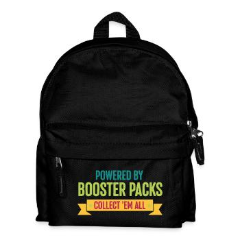 Powered By Booster Packs Collect Em All Card - Kids' Backpack - black - Front