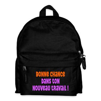 Bonne Chance Travail - Sac à dos Enfant - noir - Devant