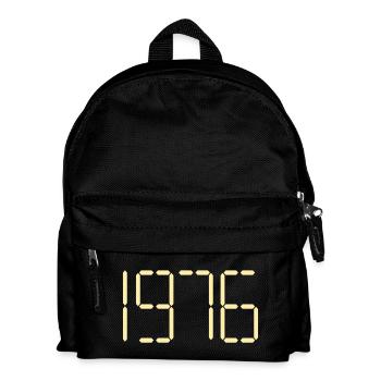 Digital Birthday Year 1976 - Kids' Backpack - black - Front