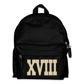 Roman numerals - Kids' Backpack - black - Front